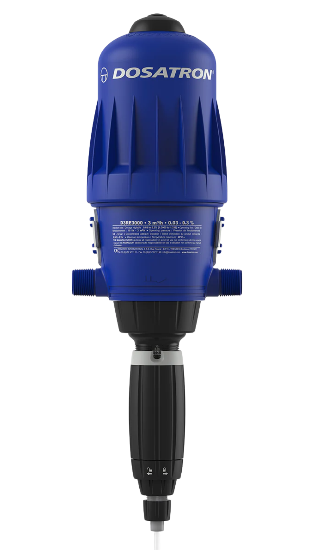 Dosatron D3RE3000‑VF (0.03–0.3 %)