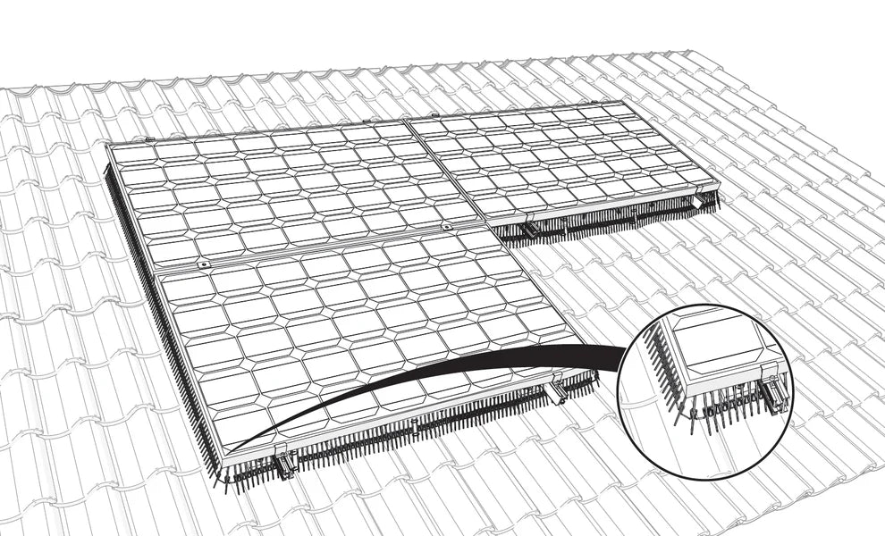 BirdBlocker 125mm – Vogelwering