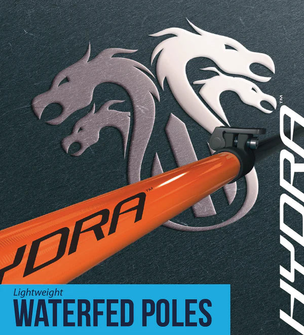 Hydra Carbon Telescopische Steel – De volgende generatie koolstoftechnologie – Complete set voor professionele reiniging