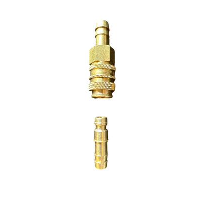 Vrouwelijke koppeling met slangaansluiting 6mm - 8mm (series 21)