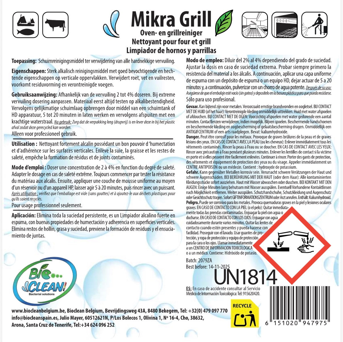 Mikra Grill – Professionele Ontvetter voor Ovens, Grills & RVS