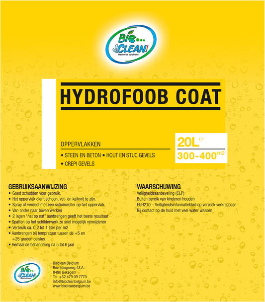 Hydrofoob coating