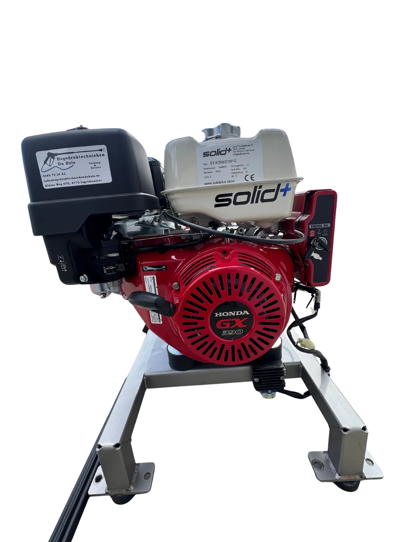 Solid+ ST K200/21 SP-E – ultracompacte skid hogedrukreiniger