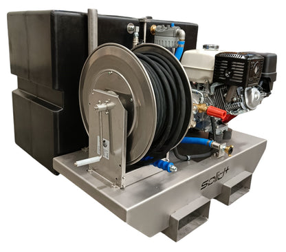 Hogedrukreiniger 200 bar – 21 l/min – elektrische start – SOLID+ motor